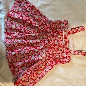 Kids red floral dress